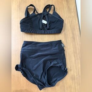 Tiger Friday Black Two-Piece Set